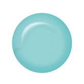 Swatch of IBD Just Keep Swimmin' – crisp aqua gel polish with a vibrant cream base and a smooth high-gloss finish.